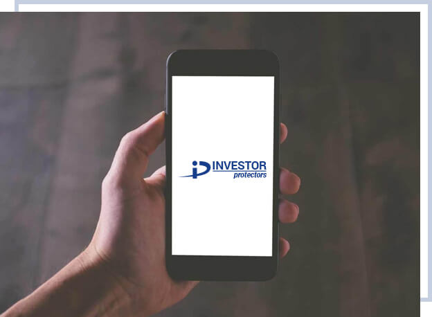 Investor Protectors Logo in a mobile device